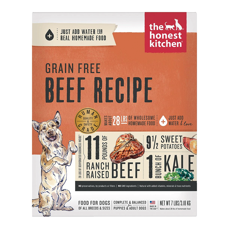 Honest Kitchen Dog Grain-Free Beef 7 lb. Box