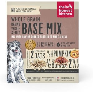 Honest Kitchen Dog Whole Grain Veggie And Fruit 3 lb. Box