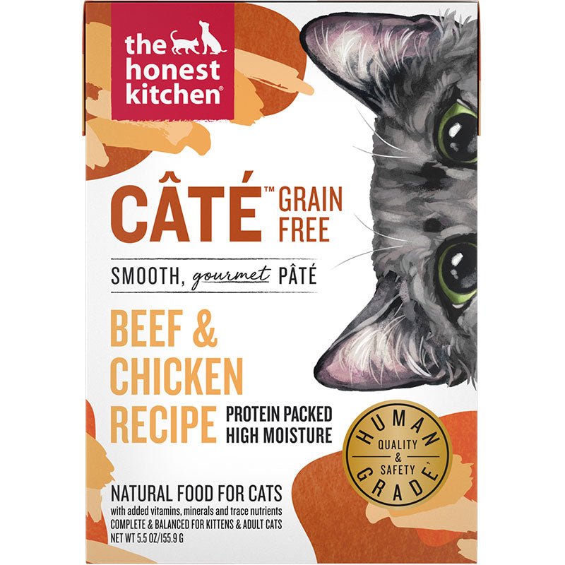 Honest Kitchen Cat Cate Beef Chicken 5.5oz. (Case of 12) - Pets Perfect