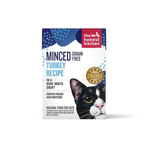 Honest Kitchen Cat Minced Turkey 5.5oz. (Case of 12) - Pets Perfect