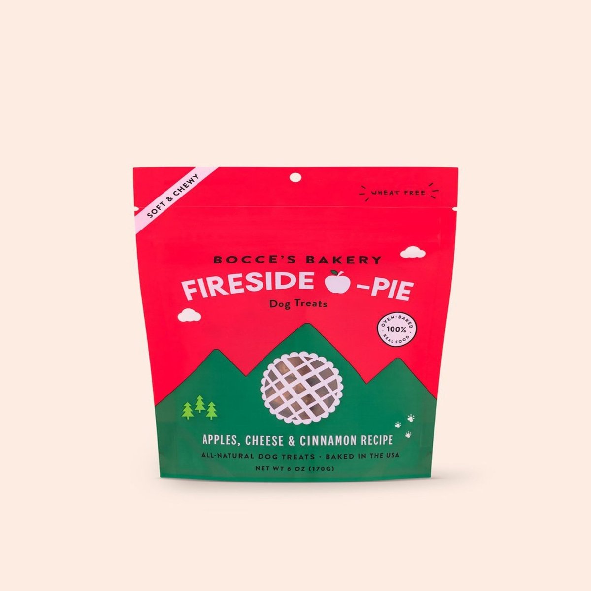 Bocces Bakery Dog Soft And Chewy Fireside 6 oz - Pets Perfect