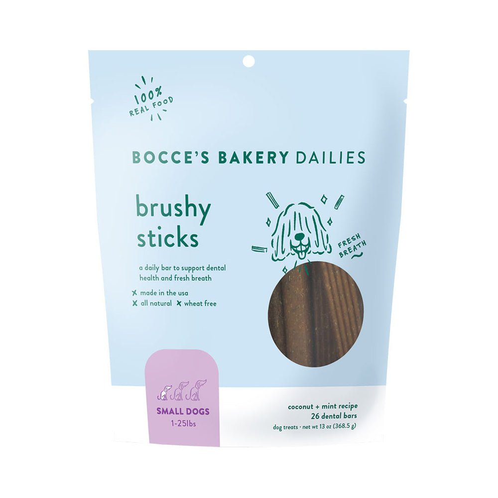 Bocces Dog Brushy Sticks Small 13oz. - Pets Perfect