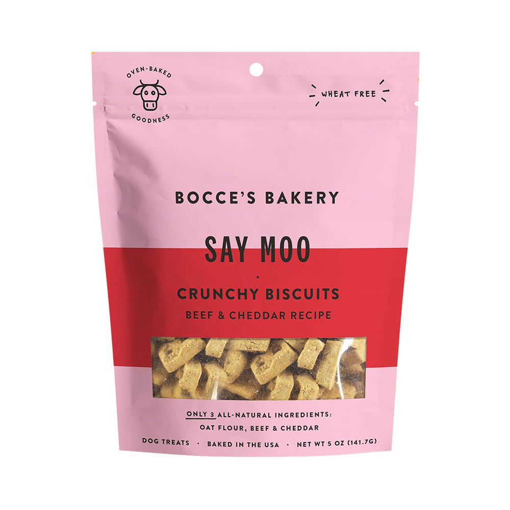 Bocces Bakery Everyday Say Moo Biscuits - Pets Perfect