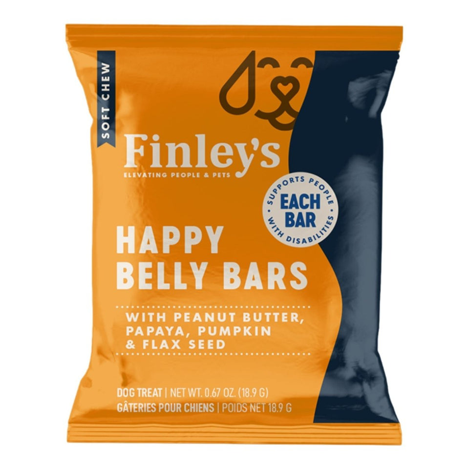 Finley's Dog Gravity Fed Carton of Single Wrap Happy Belly Benefit, view 2
