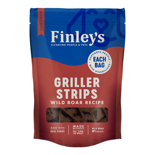 Finley's Dog Griller Strips Wild Boar 14.5oz.