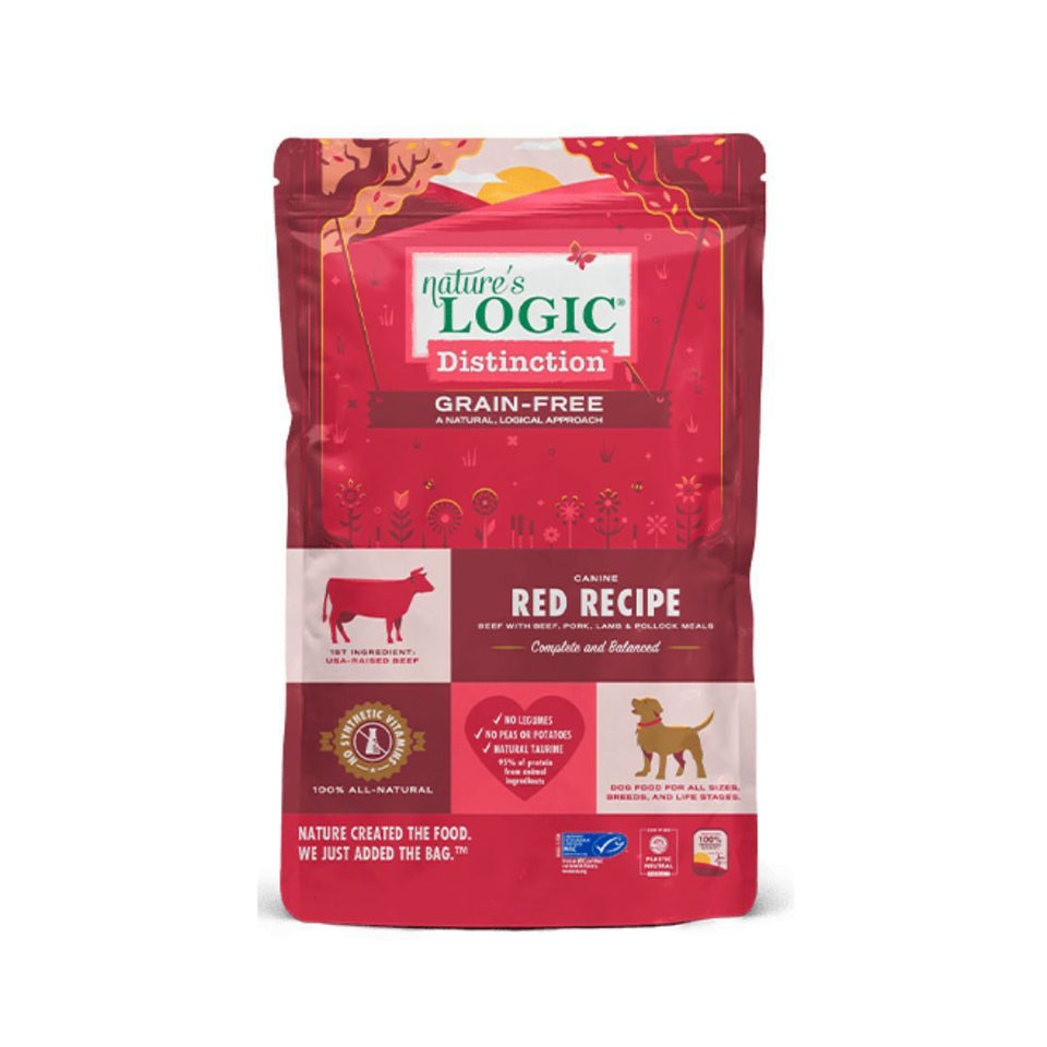 Nature's Logic Distinction Grain-Free Red Dog Food, 4.4 lb