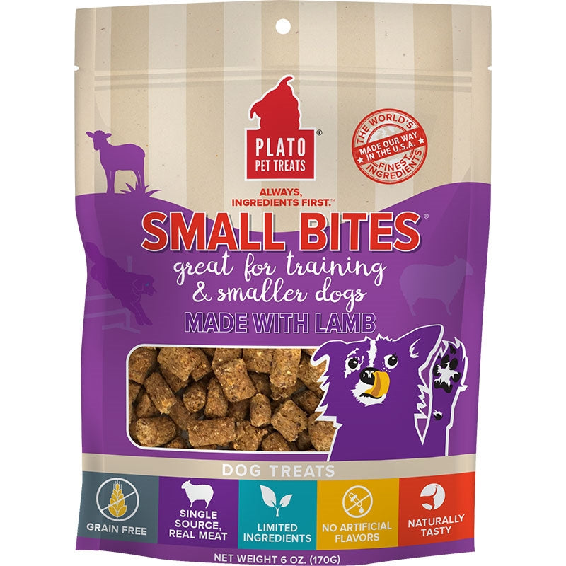 Plato Dog Small Bite Grain-Free Lamb, 6 oz