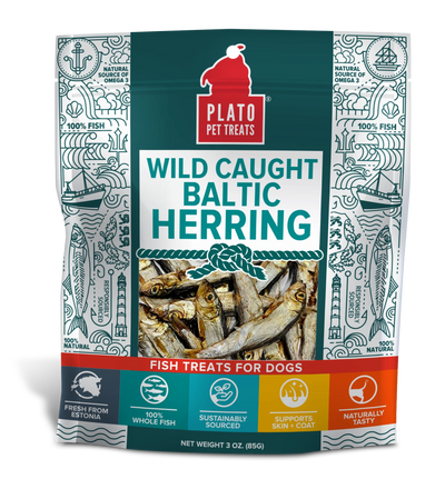 Plato Dog Baltic Herring, 3 oz