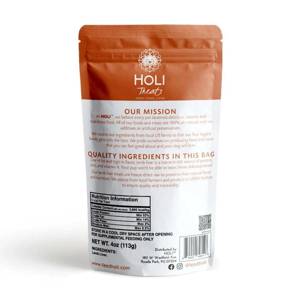 Holi Dog 2 oz. Lamb Liver, view 5