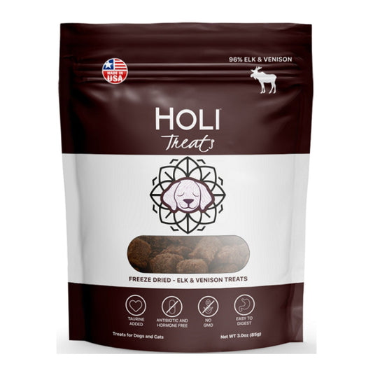 Holi Dog 3oz. Elk Venison