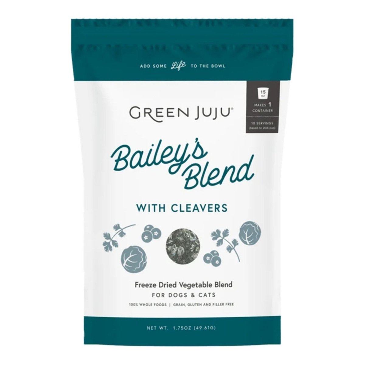 Green Juju Dog & Cat Freeze - Dried Grain Free Bailey's Blend 1.75oz. - Pets Perfect