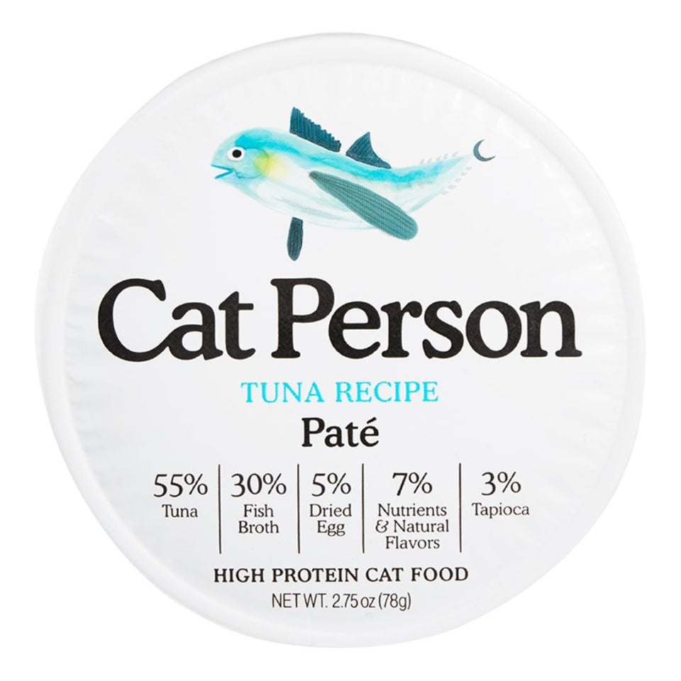 Cat Person Cat Pate Wet Cat Food - Tuna, 2.75 oz, 24 ct