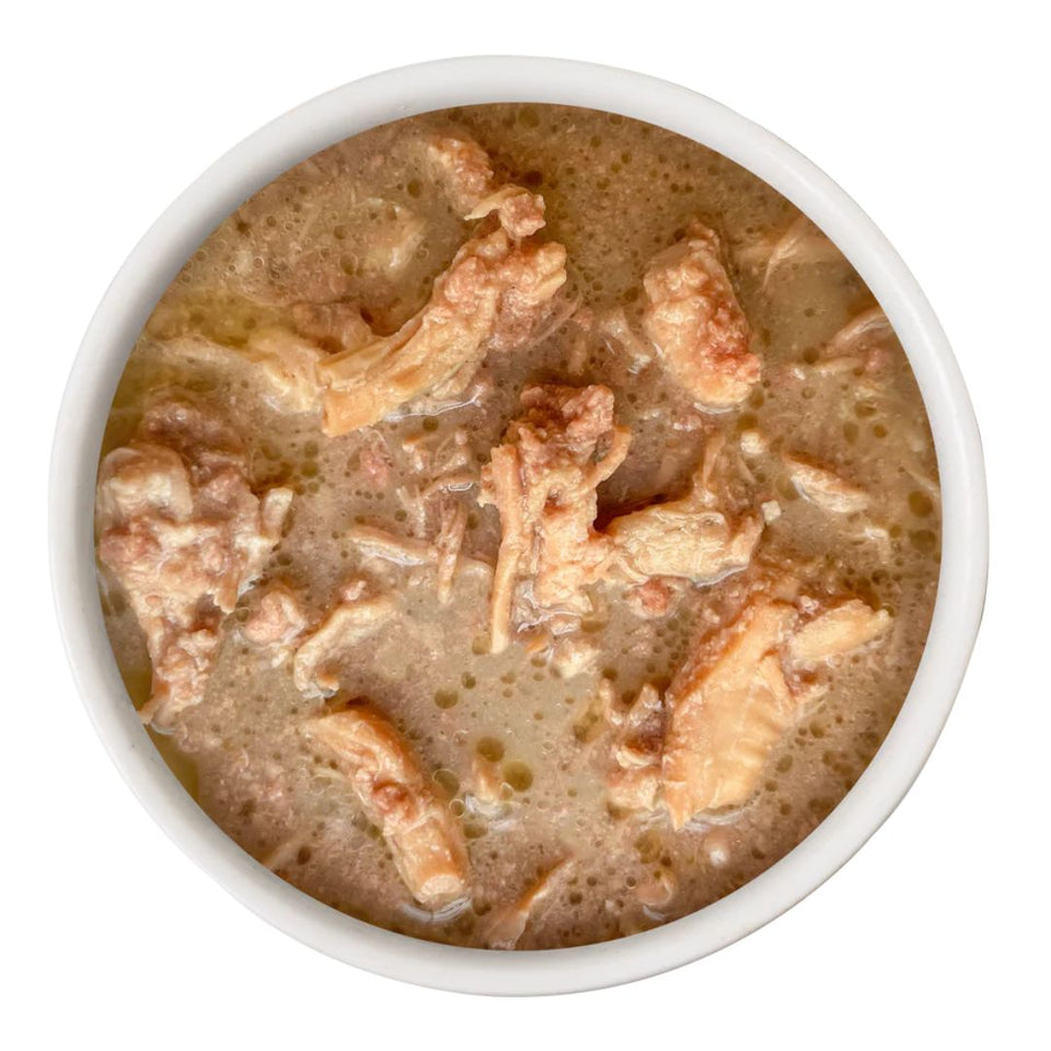 Cat Person Cat Bowl Booster Wet Cat Food, Chicken Shreds in Broth, view 2