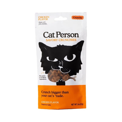 Cat Person Cat Crunchies Cat Treat Chicken 2 oz