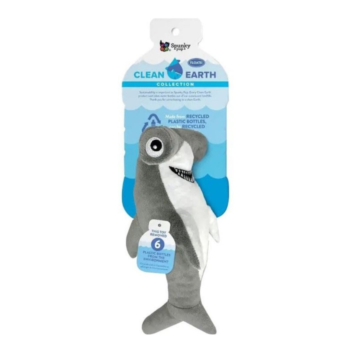 Earth Recycled Plush Toy Shark Small - Pets Perfect