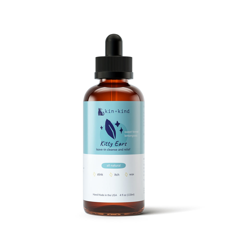 Kin+Kind Natural Kitty Ear Cleaner 4 oz