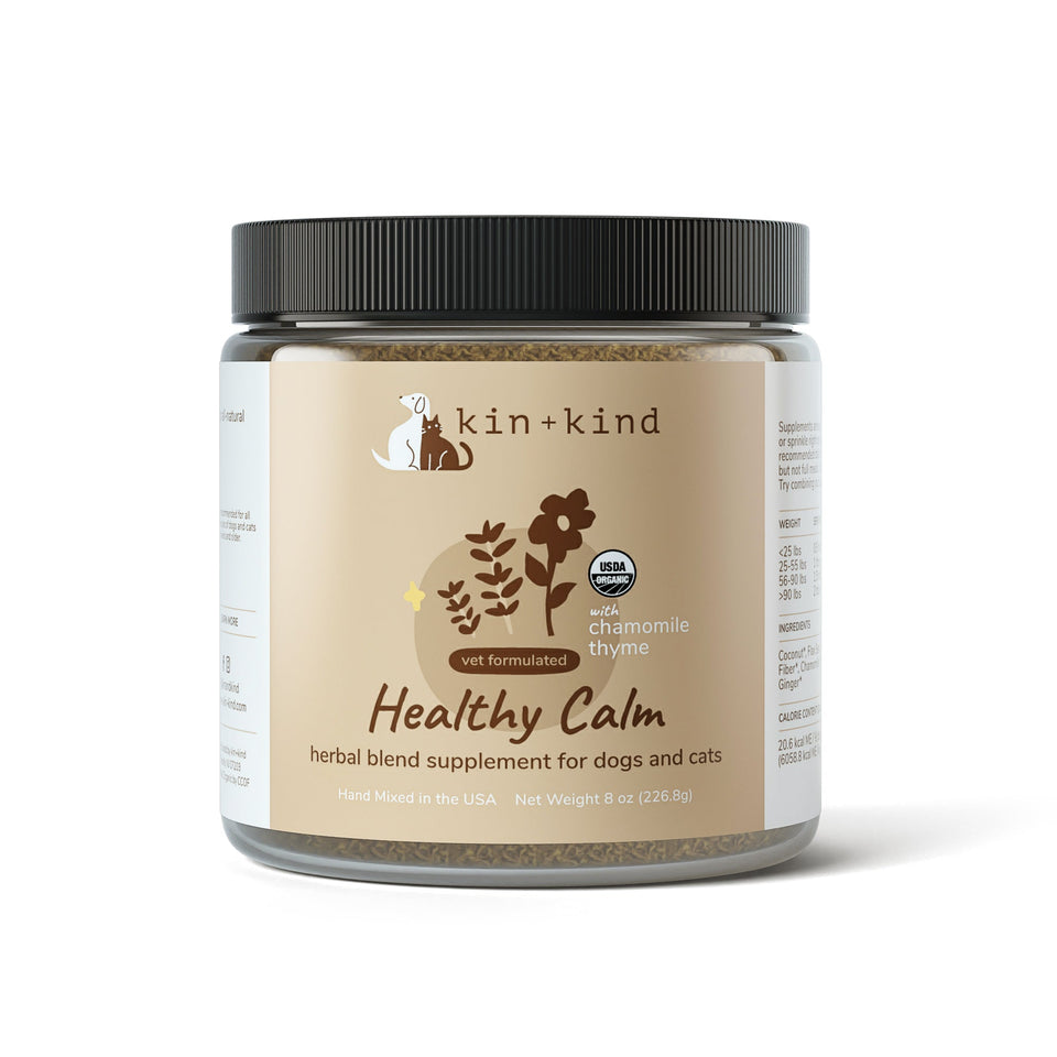 Kin+Kind Dog & Cat Healthy Calm Supplement 4 oz