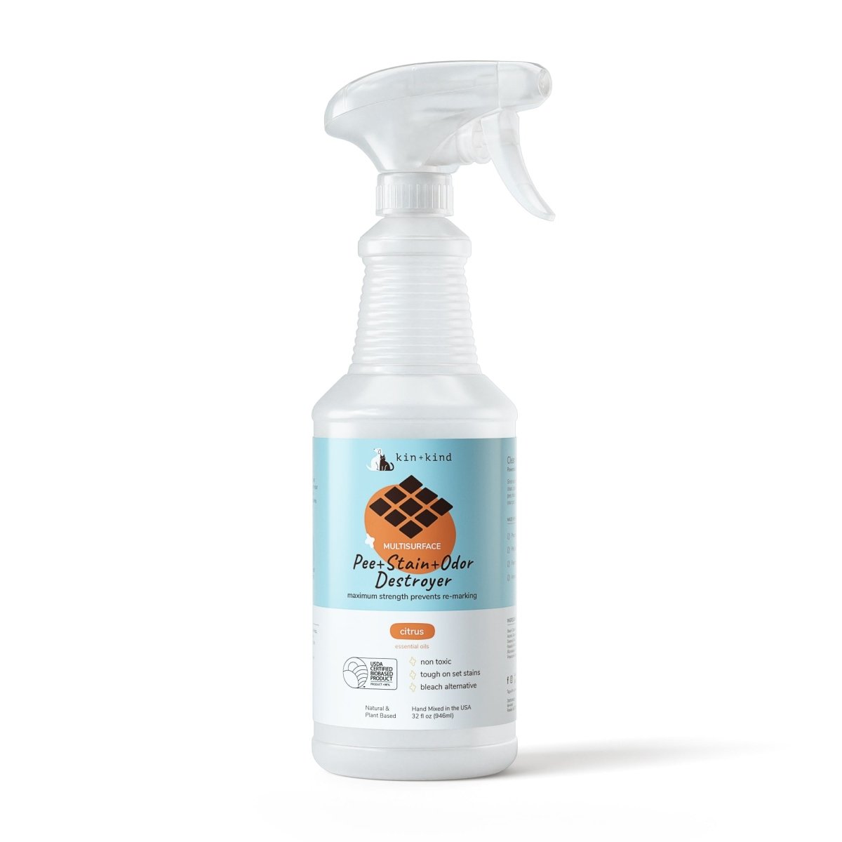 Kin+Kid Pee & Stain Odor Destroyer Multi - Surface Citrus - Pets Perfect