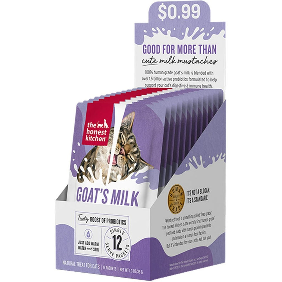The Honest Kitchen Cat Blend Goat Milk Supplement, 5.2 oz, 12 ct