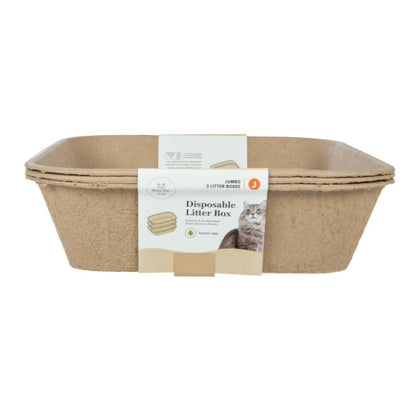Kitty Sift Disposable Cat Litter Box Jumbo - 3 Pk - Pets Perfect