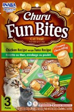 Inaba Churu Fun Bites 2.1oz. Chicken Wraps Tuna (3 Count) - Pets Perfect