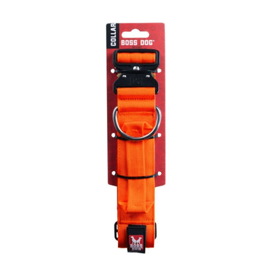 Boss Dog Tactical Adj. Dog Collar Hunter Orange, X-Large, 20-28 in
