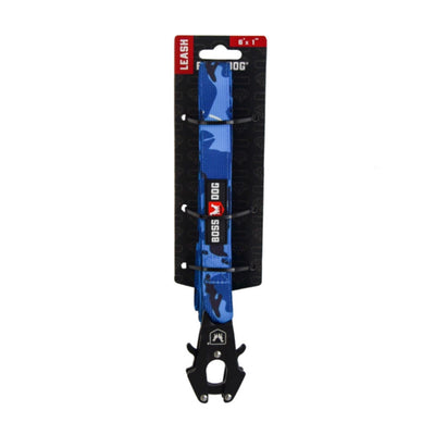 Boss Dog Tactical Dog Leash Blue Camo, 1ea/6 ft Default Title