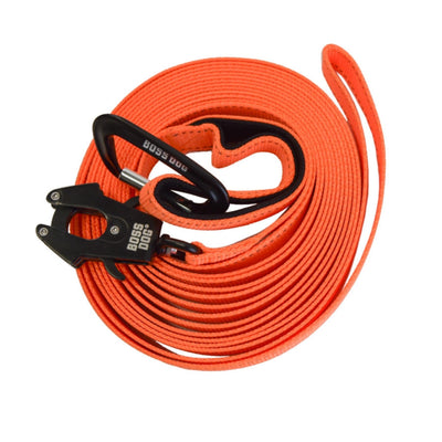 Boss Dog Tactical Nylon Tracking Dog Leash Hunter Orange, 1ea/20 ft Default Title