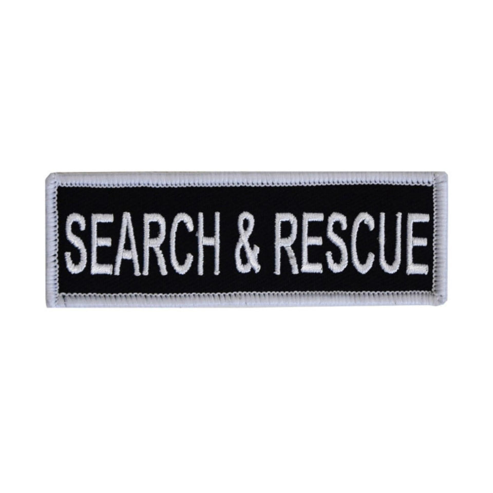 Boss Dog Tactical Harness Patch Search & Rescue, 6ea/Small Default Title