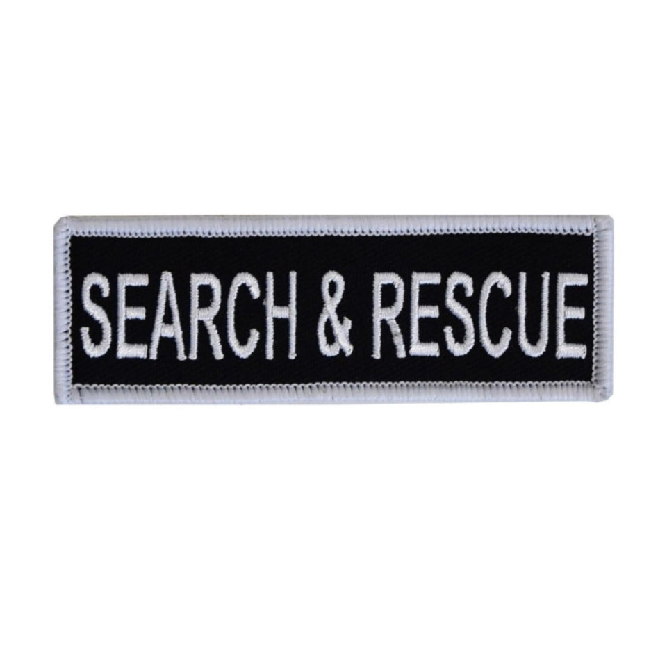 Boss Dog Tactical Dog Harness Patch Search Rescue, Large