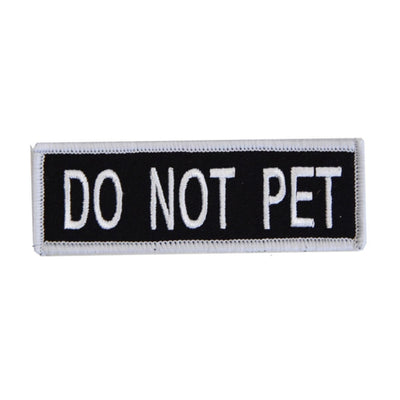 Boss Dog Tactical Harness Patch Do Not Pet, 6ea/Small Default Title