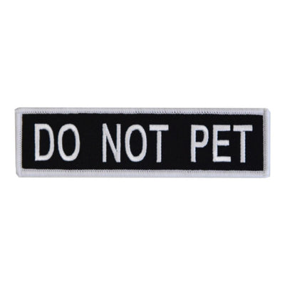 Boss Dog Tactical Dog Harness Patch Do Not Pet, Large