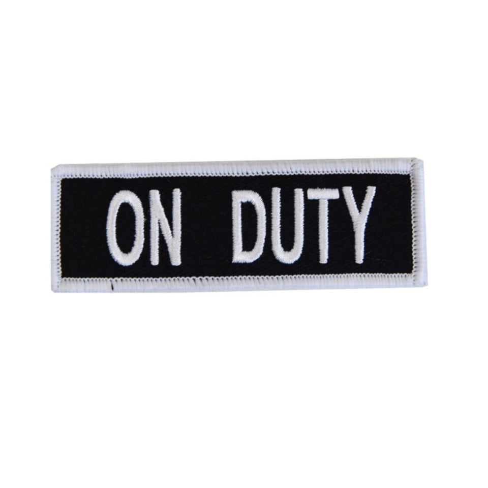Boss Dog Tactical Dog Harness Patch On Duty, Small