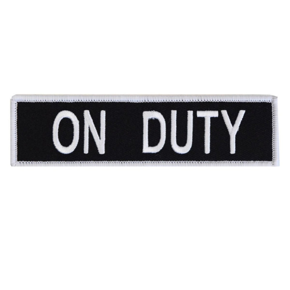 Boss Dog Tactical Dog Harness Patch On Duty, Large