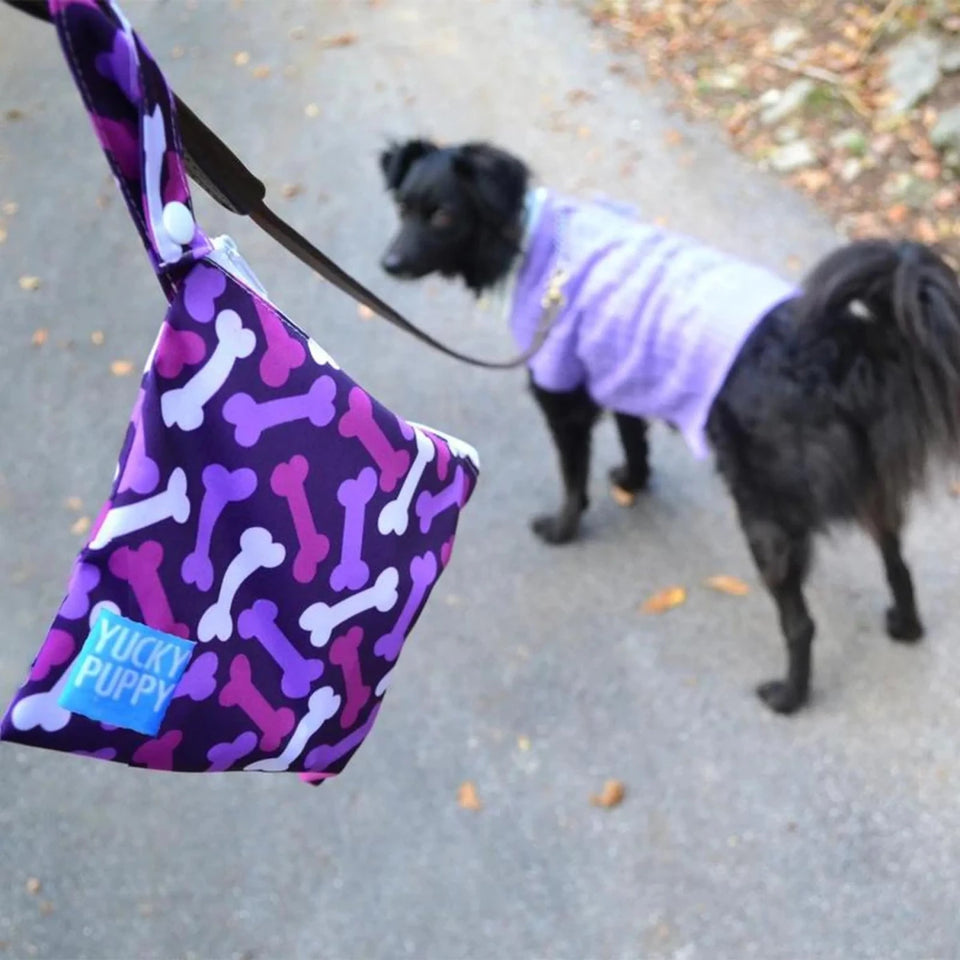 Blue Bone Yucky Puppy Dog Poop Bag Holders- Extra Large Size - Pets Perfect
