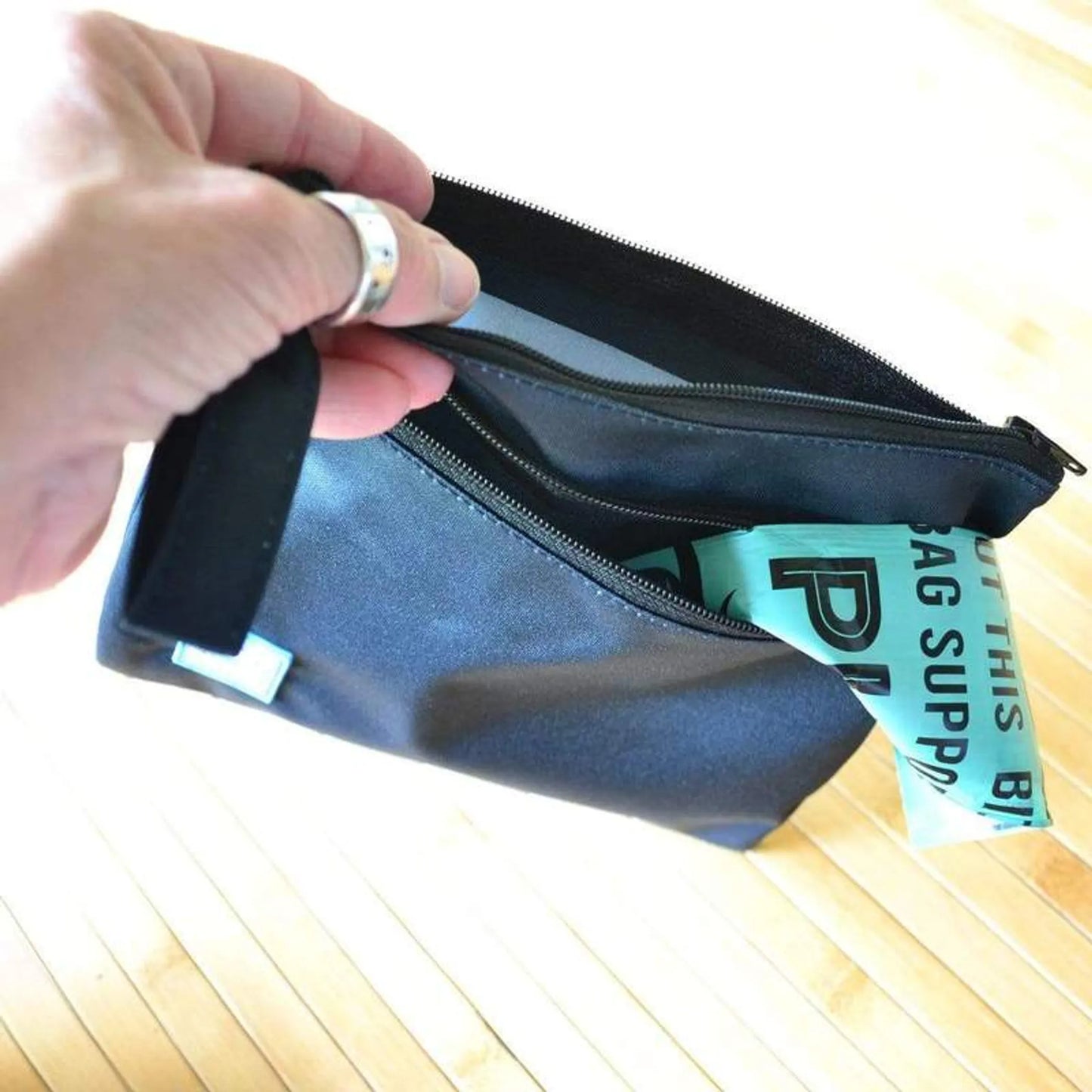 Two Pocket Yucky Puppy Poop Bag Holders, Standard Size - Pets Perfect