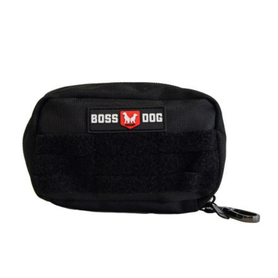 Boss Dog Tactical Molle Dog Harness Bag Black Large
