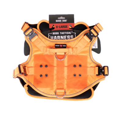 Boss Dog Tactical Dog Harness Hunter Orange, 1ea/XLarge Default Title