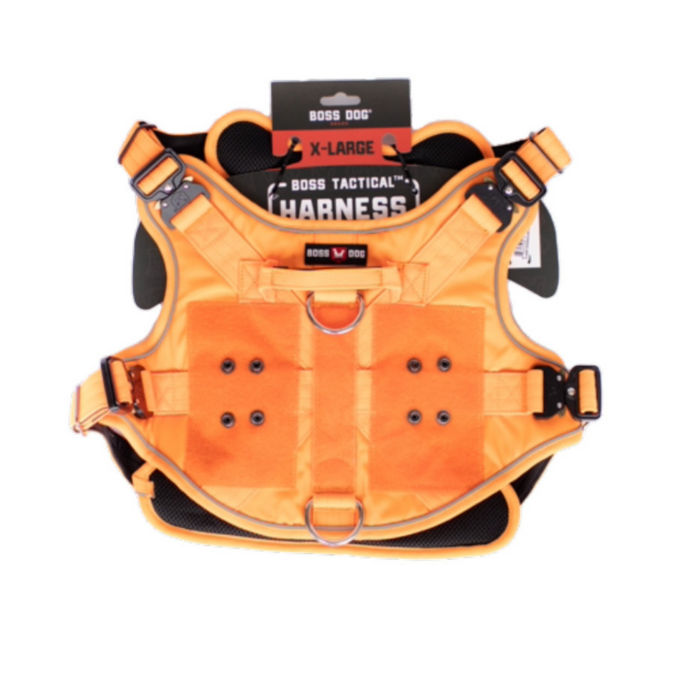 Boss Dog Tactical Dog Harness Hunter Orange, 1ea/XLarge Default Title