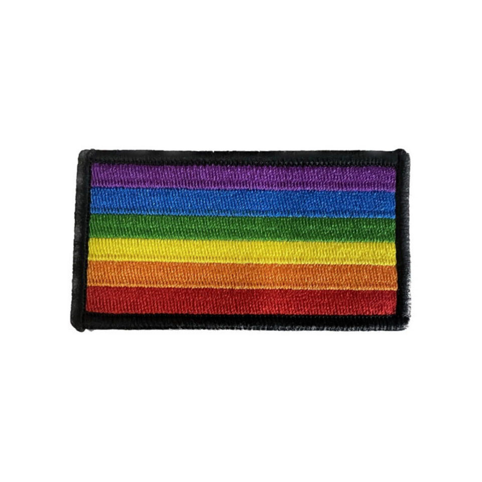 Boss Dog Tactical Collar Patch Rainbow, One Size (Case of 6) Default Title