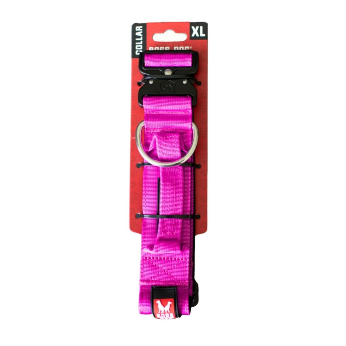 Boss Dog Tactical Adjustable Dog Collar Hot Pink, 1ea/XL - Pets Perfect