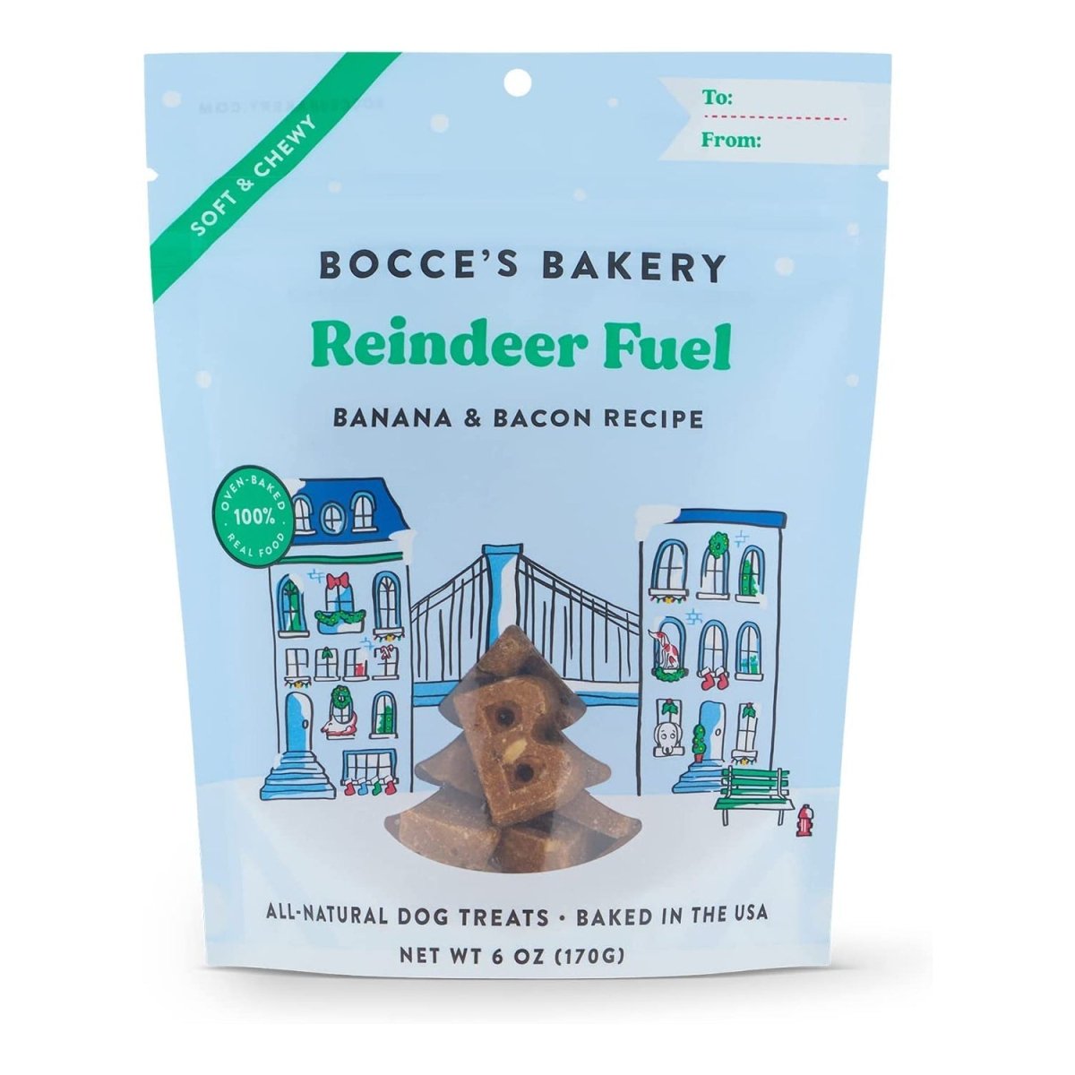 Bocce's Bakery Reindeer Fuel Soft & Chewy Dog Treats 6oz - Pets Perfect