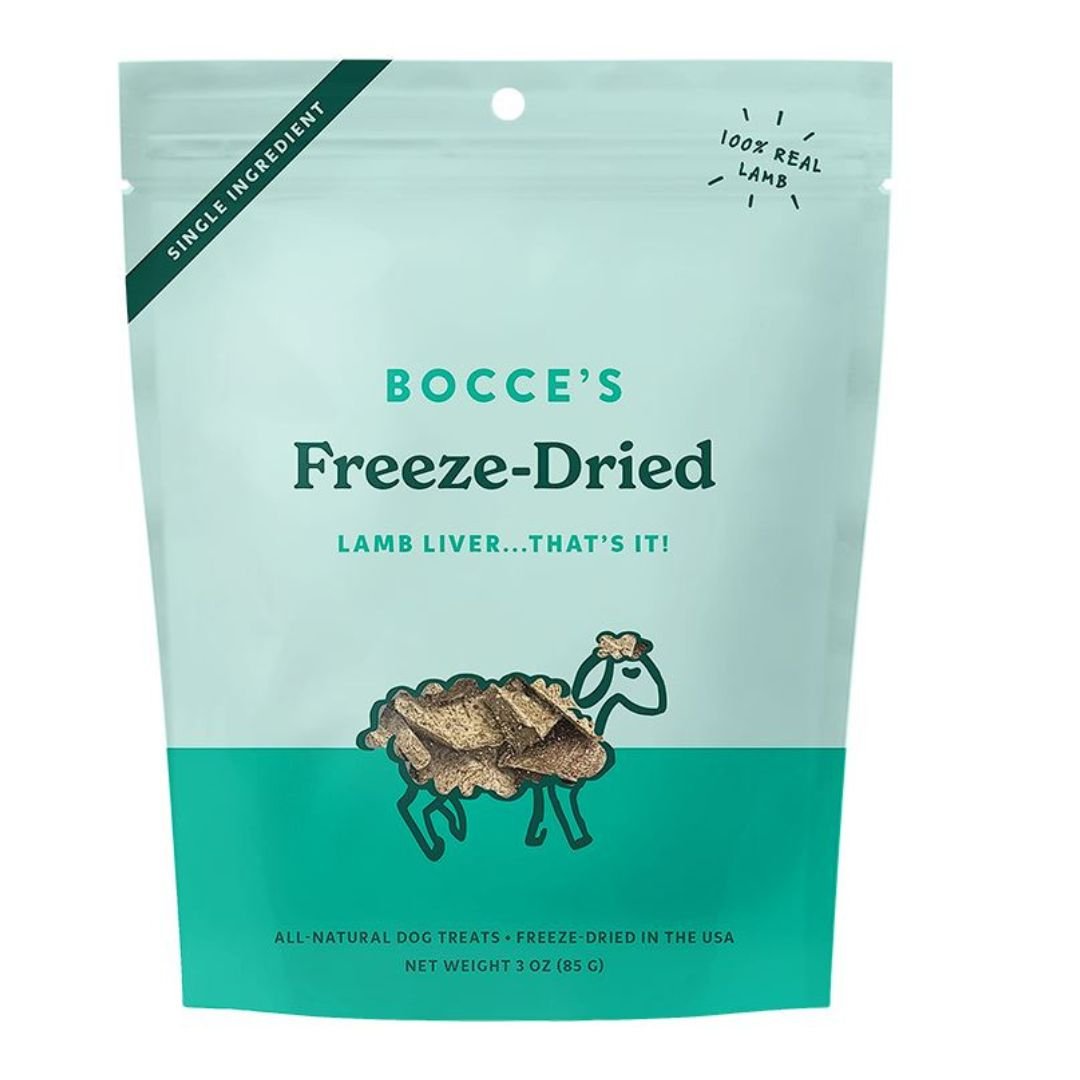 Bocce's Bakery Dog Freeze Dried Lamb Liver Treats 3oz - Pets Perfect