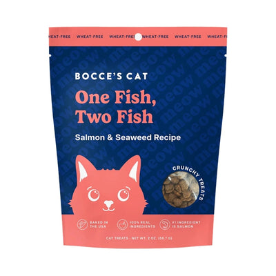 Bocce's Bakery One Fish Two Fish Crunchy Cat Treats 2 oz