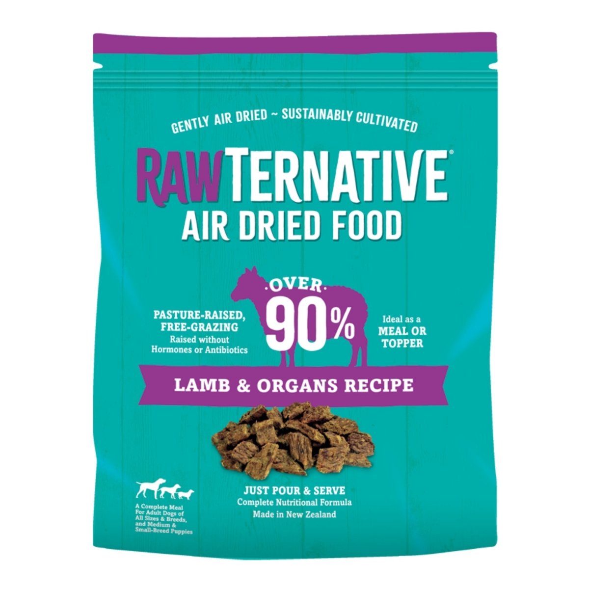 Grandma Mae's Country Naturals Rawternative Air Dried Dog Food Lamb & Organs 5lb - Pets Perfect