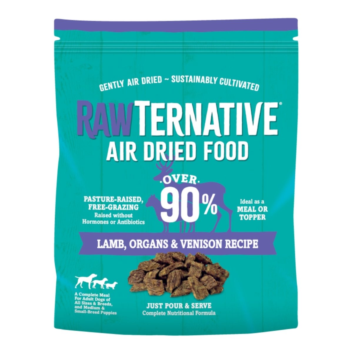 Grandma Mae's RawTernative Air - Dried Lamb & Venison Dog Food - 1lb - Pets Perfect