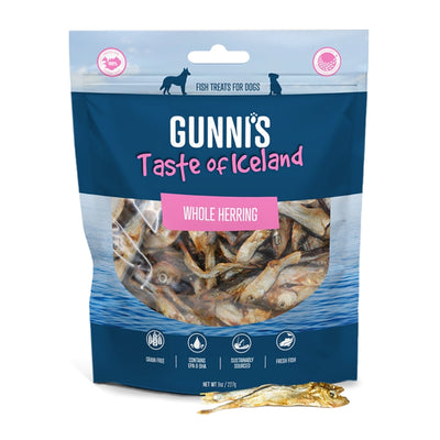 Gunnis Dog Whole Herring, 9.0 oz