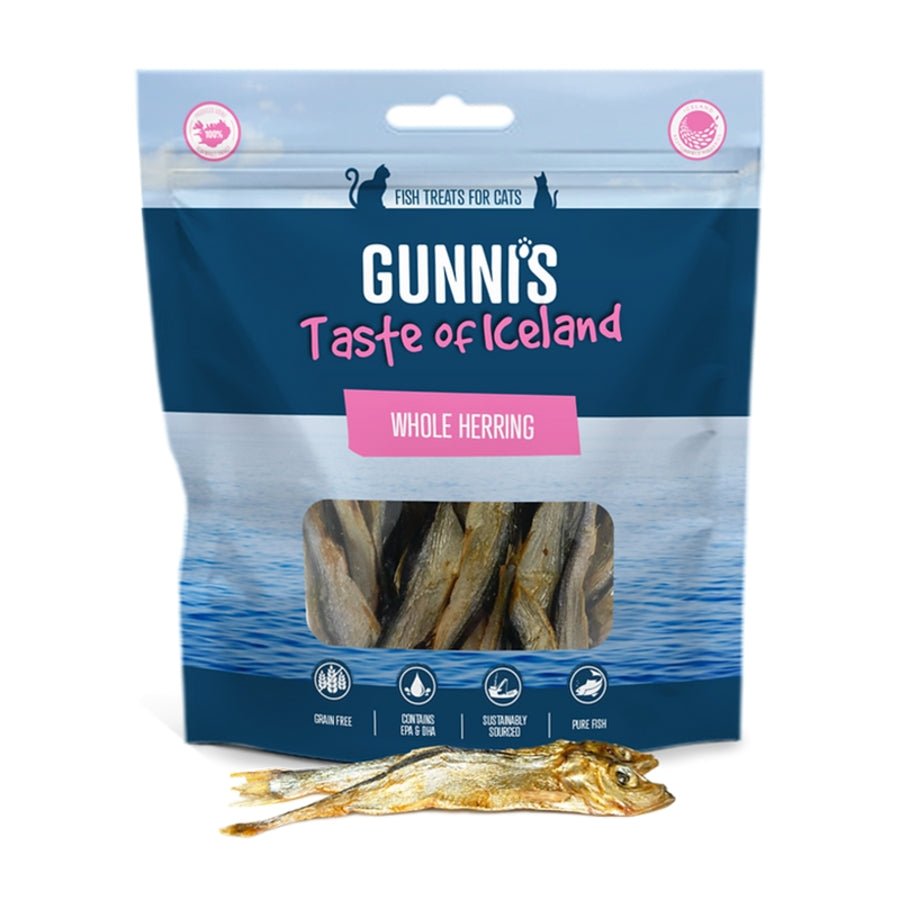 Gunnis Cat Whole Herring 1.5oz. - Pets Perfect