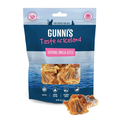 Gunni's Cat Meat Bite Herring Cat Treats 1.5 oz