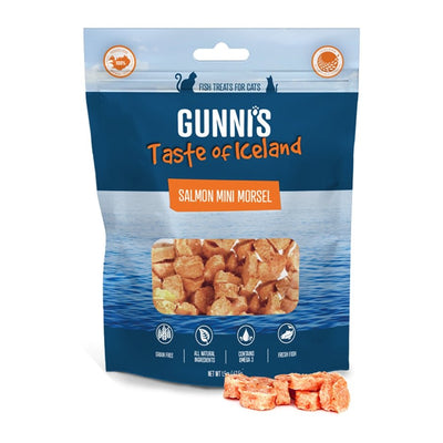 Gunni's Cat Mini Morsel Salmon Cat Treats 1.5 oz